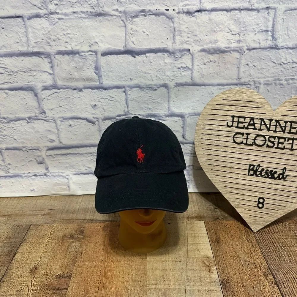 Vintage polo strap back mom dad hat